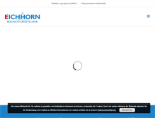Tablet Screenshot of eichhorn-herford.de